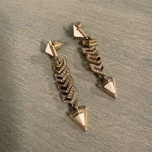 Chloe and Isabel Chevron arrow earrings